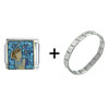 Young Woman  Praying  Italian Charm Bracelet