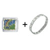 End Of The  Rainbow  Italian Charm Bracelet