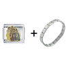 Wise  Men  And Shepherds Italian Charm  Bracelet 