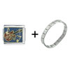 Guitar Italian Charm Bracelet FBT_X2_V721Z_PG_STARTER