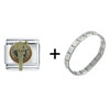 Lady  Luck  Italian Charm Bracelet