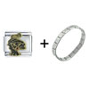 Black  Panther  Italian Charm Bracelet