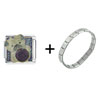 Pug February Amethyst Color Combination Italian Charm Bracelet