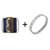 Golden Coors Beer  Can  Italian Charm Bracelet