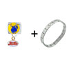 Pepsi Co Policeman Italian Charm Bracelet
