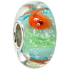 Aquamarine Blue  Ball  Goldfish  Murano Glass Beads  Charms Bracelets  ... 