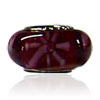 Pink Fireworks Maroon Murano  Glass  European Beads