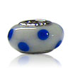 Blue Dots Carlee Murano  Glass  European Beads