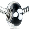 White Clover Debra Murano  Glass  European Beads