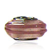 Double  Pink  Line Circling  Murano   Glass  European Beads
