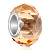 Ceylon Topaz Translucent Murano Glass European Beads