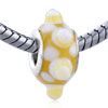 White And  Yellow  Texture Dot