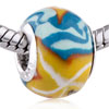 Yellow And Polymer Clay European  Beads 