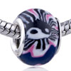 Yin Yang Star Polymer Clay European  Beads 