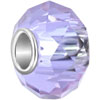  Violet  Translucent Murano Glass European Beads