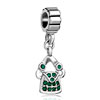  Rhinestone  Purse Studded Dangle European  Beads 