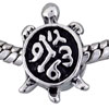 Sea Turtle Silver Plated European Beads