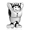 Happy Boy Silver Plated European Beads