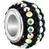 Black Swarovski Crystal &amp;  Fit All Brands Beads Charms Bracelets