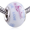 Be My Valentine Ceramic European  Beads 