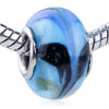 Tan Algae Murano Glass European Beads