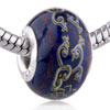 Blue Propitious Clouds Ceramic European  Beads  GB_FX86_X13