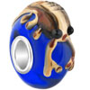 Sapphire Blue Ball Cute Brown Scorpion All Brand Murano Glass Beads Charms...