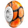 Pugster Orange And Black Irregular Shapes Polymer Clay