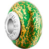 May Green Golden Spots Dotted Polymer Clay Beads Charms Bracelets