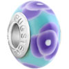 Blue Flower Fit All Brands Beads Charms Bracelets