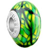 Green Stipes Yellow Spots Dotted Polymer Clay Fit All Brands &amp;  Beads ...