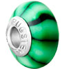 Green And Black Vertical Bars Polymer Clay Beads Charms Bracelets