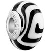 Black White Round Polymer Clay Beads Charms Bracelets