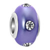 Amethyst Purple Epoxy Clear White Crystal Diamond Accent Beads Charms Bracelets