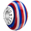 Blue White Red French Flag Color 925  Sterling Silver Jewelry Fits Murano ...