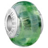 Green Translucent  Murano   Glass  European Beads