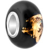 Golden Flower Enchase Murano Glass European Beads
