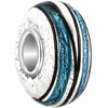 Pugster Glitter Blue Crusted