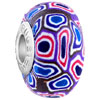 Blue And Red Cobblestone Brown Polymer Clay Beads Charms Bracelets