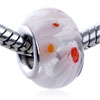 Mistyrose Floret Translucent Murano Glass European Beads