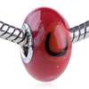 Black  Letter   C  Polymer Clay Amy European Beads