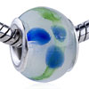 Blue Clover Green Decoration Murano Glass European Beads