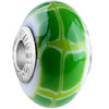 Pugster Green And Pale Green Pattern Polymer Clay Beads