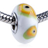 Kiwi Fruit Polymer Clay European Beads