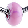 Purple  Letter   C  Polymer Clay European Beads