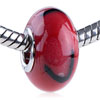 Black  Letter   C  Polymer Clay Abby European Beads