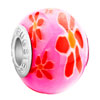 Pugster Pink With Orange Red Flower