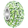 Gorgeous August Birthstone Sterling Silver Solid Core Beads Charms Bracelets