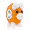  European Beads - Cute Orange Pig Murano Glass European Beads