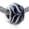 Zebras Murano  Glass  European Beads